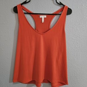 Leith Tank Top Women's Size L Burnt Orange‎